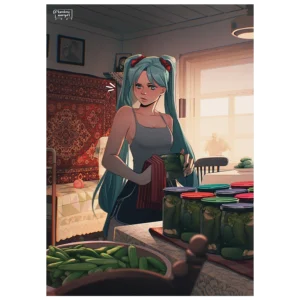 Print Hatsune Ogórki