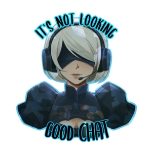 Naklejka Chat