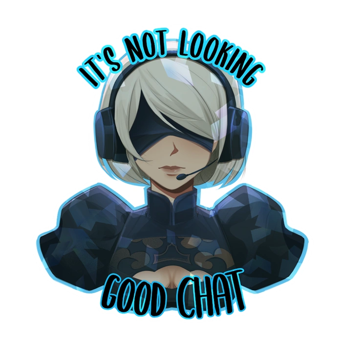 Naklejka Chat