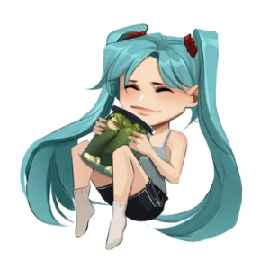 Naklejka Hatsune Ogór
