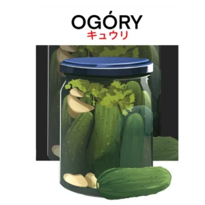 Naklejka Ogóry