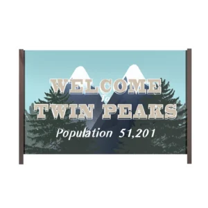 Naklejka Twin Peaks