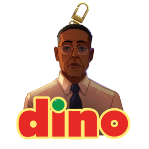 Brelok Gus Dino