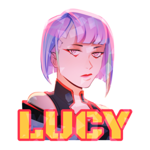 Naklejka Lucy