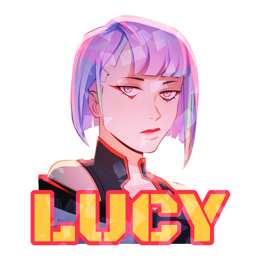 Naklejka Lucy