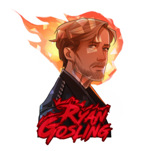 Naklejka holograficzna Ghost Rider Ryan