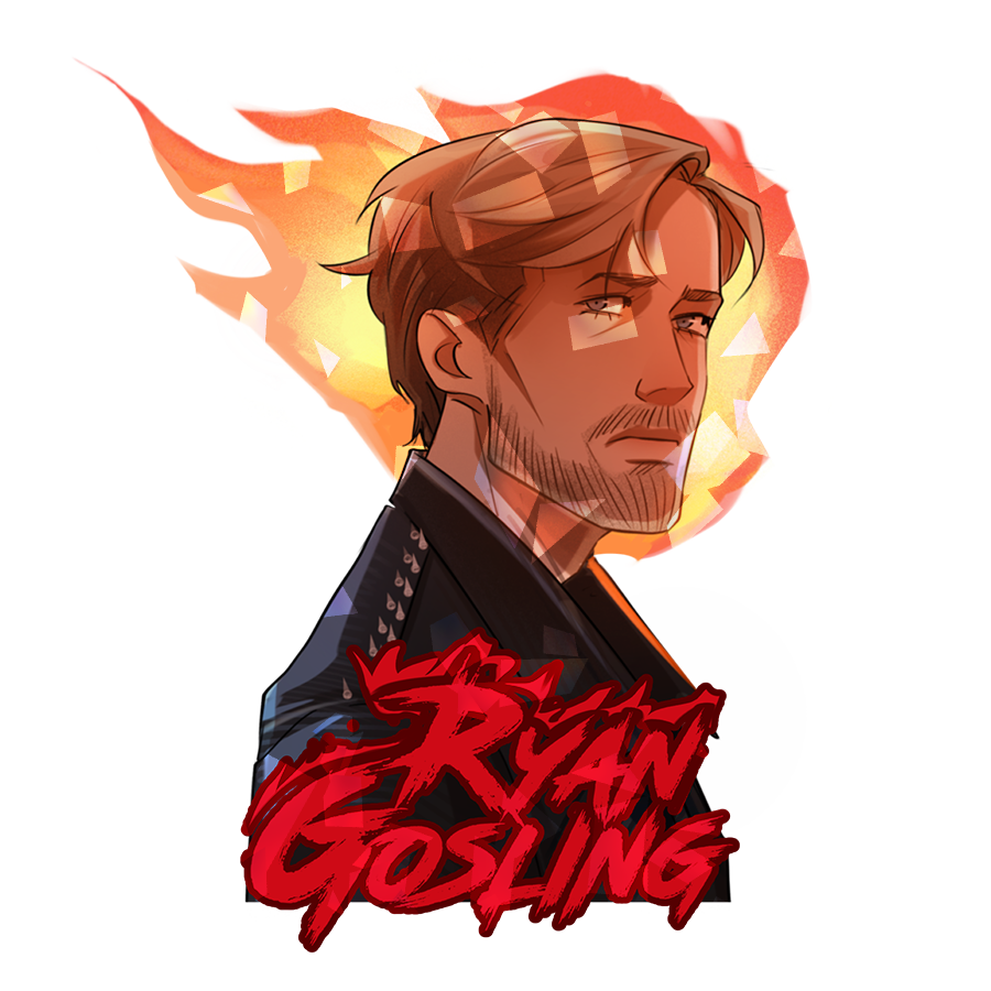 Naklejka holograficzna Ghost Rider Ryan