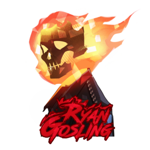 Naklejka holograficzna Ghost Rider