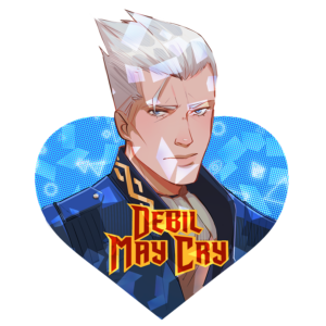 Naklejka holograficzna Vergil